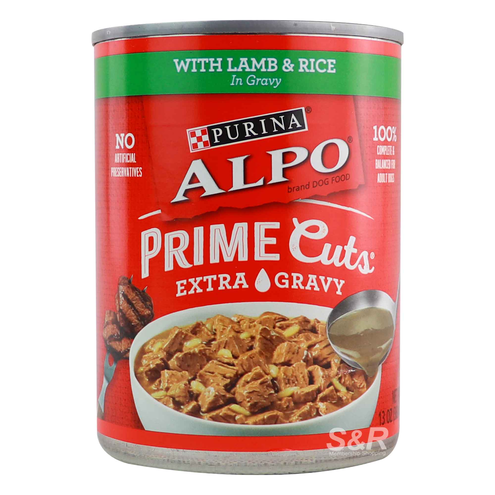 Purina Alpo Prime Cuts Assorted Flavor Wet Dog Food 368g